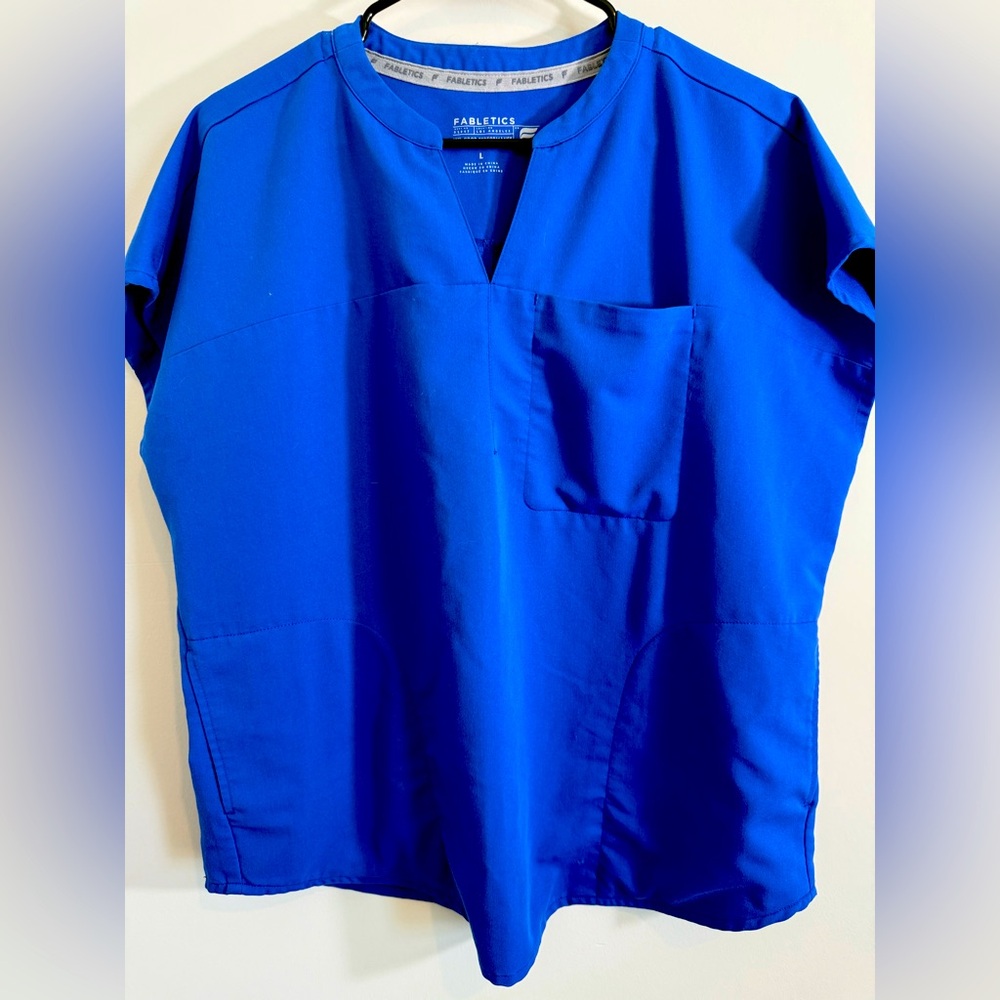 Fabletics Blue Scrub top